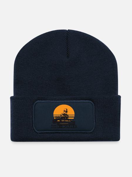Go Kart - Recycelte Patch Beanie - French Navy