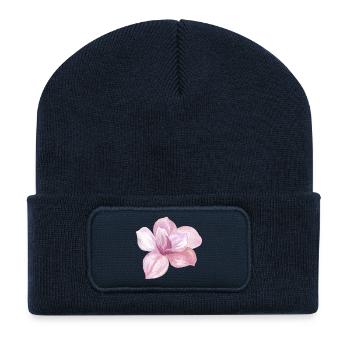 Blume - Recycelte Patch Beanie - French Navy - Vorne