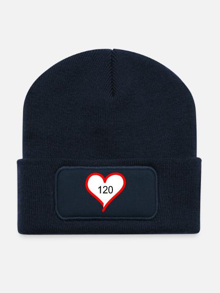 Tempo 120 - Recycelte Patch Beanie - French Navy