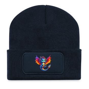 Dragon - Recycled Patch Beanie - french navy - Front