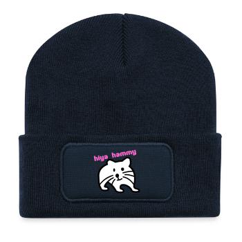 hiya hammy - Recycled Patch Beanie - french navy - Front