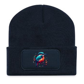 Kingfisher - Recycled Patch Beanie - french navy - Front