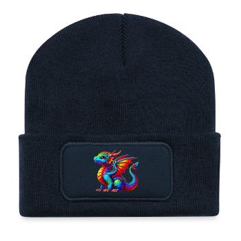 Dragon - Recycled Patch Beanie - french navy - Front