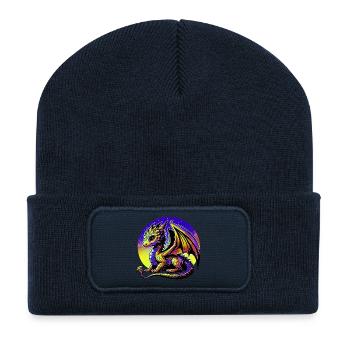 Dragon - Recycled Patch Beanie - french navy - Front