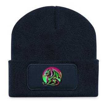 Dragon - Recycled Patch Beanie - french navy - Front