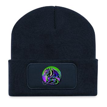 Dragon - Recycled Patch Beanie - french navy - Front