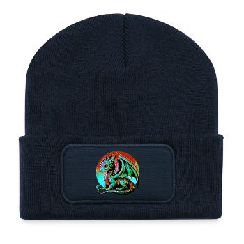 Dragon - Recycled Patch Beanie - french navy - Front