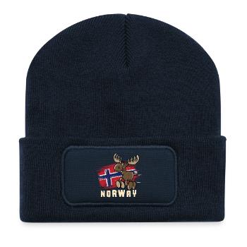 Norway - Moose - Recycled Patch Beanie - french navy - Front
