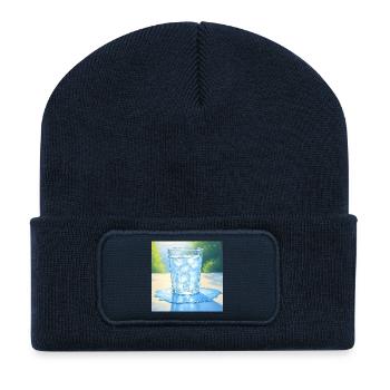 An cream in the sun - Recycled Patch Beanie - french navy - Front
