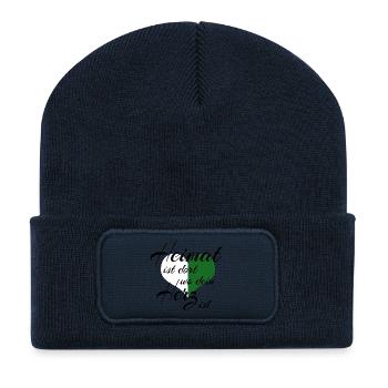 Saxony - Recycled Patch Beanie - french navy - Front