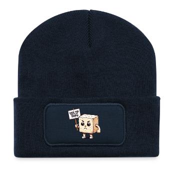 Tofu Earth Defender - Recycled Patch Beanie - french navy - Front