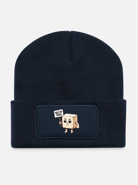 Tofu Erde Verteidiger - Recycelte Patch Beanie - French Navy