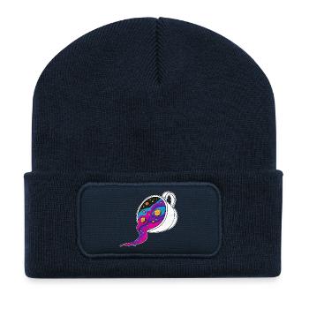 Cosmic Coffee Mug Galaxy River - Recycled Patch Beanie - french navy - Front