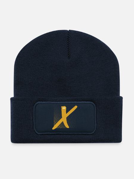 Gen X Golden X - Recycled Patch Beanie - french navy