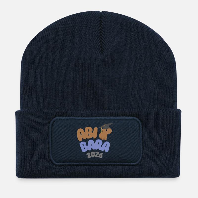 AbiBara 2026 – Chill until graduation - Recycled Patch Beanie - french navy