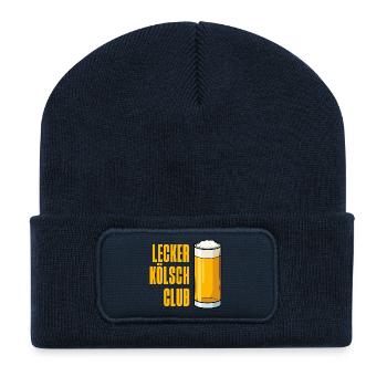 Yummy Kölsch Club Carnival Costume Party - Recycled Patch Beanie - french navy - Front