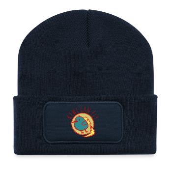 Kiwis can fly 2 - Recycled Patch Beanie - french navy - Front