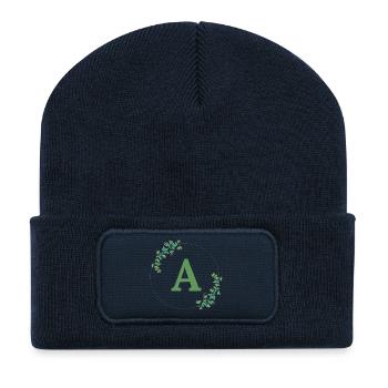A - Recycled Patch Beanie - french navy - Front