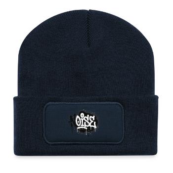 Graffiti-Laut-Spray - Recycelte Patch Beanie - French Navy - Vorne