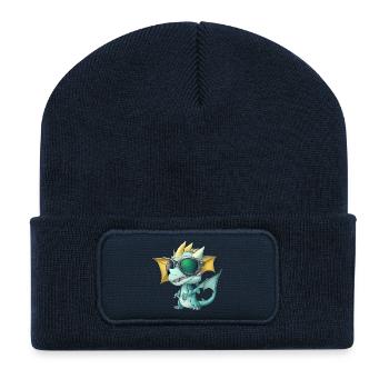 Sunglasses Dragon - Recycled Patch Beanie - french navy - Front