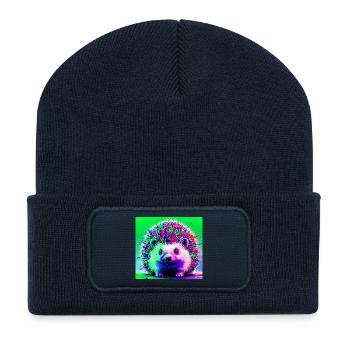 hedgehog - Recycled Patch Beanie - french navy - Front