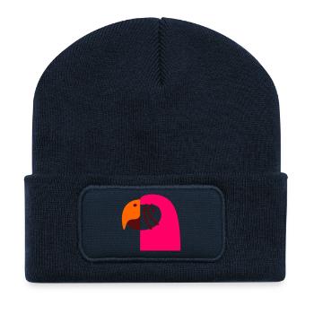 Parrot - Recycled Patch Beanie - french navy - Front