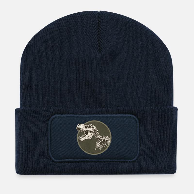 Dinosaur - Recycled Patch Beanie - french navy