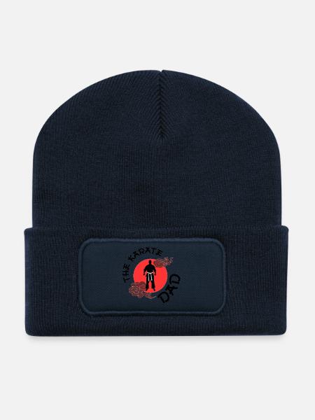 The Karate Dad - Recycled Patch Beanie - french navy