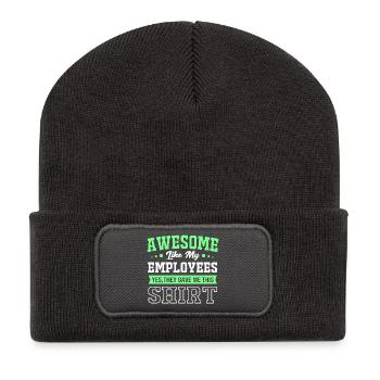 Employee of the Week Employee of the Month - Recycled Patch Beanie - dark grey - Front