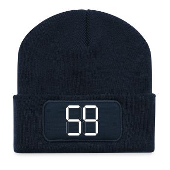 NUMBER 59 Fifty-Nine Gift Digital - Recycled Patch Beanie - french navy - Front