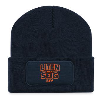 Klein, aber oho! - Recycelte Patch Beanie - French Navy - Vorne