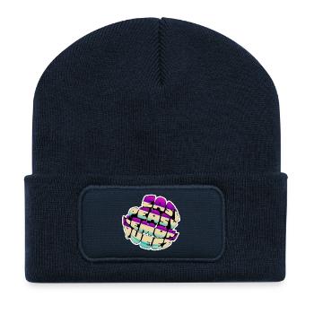 Easy Peasy Lemon Squeezy - Recycelte Patch Beanie - French Navy - Vorne