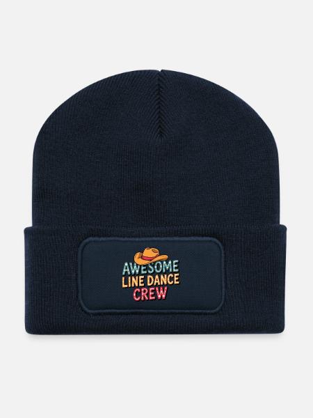 Line Dance Crew - Recycled Patch Beanie - french navy