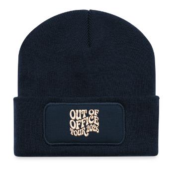 Out Of Office Tour - Recycelte Patch Beanie - French Navy - Vorne