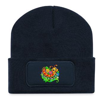 Tausendfüßer Sneaker - Recycelte Patch Beanie - French Navy - Vorne