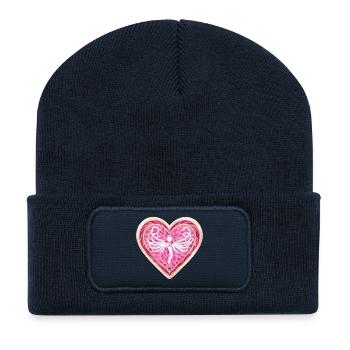 SeelenBlüten LiebesEngel - Sonja von Staden - Recycelte Patch Beanie - French Navy - Vorne