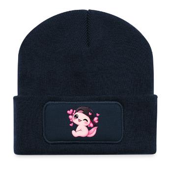 Cap-Lotl - Recycelte Patch Beanie - French Navy - Vorne