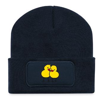 chicks in love (a) - Recycled Patch Beanie - french navy - Front