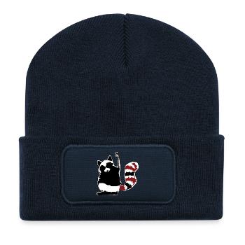 RACOON COLLECTION - Recycled Patch Beanie - french navy - Front