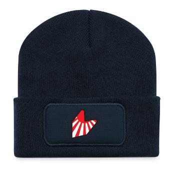 65699 JDM logo japon - Recycled Patch Beanie - french navy - Front