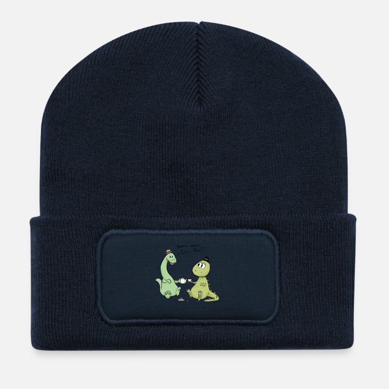 Tea Rex - Recycelte Patch Beanie - French Navy