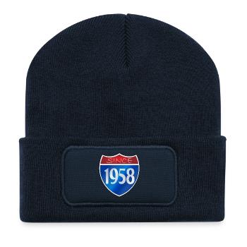 Since 1958 - Recycelte Patch Beanie - French Navy - Vorne