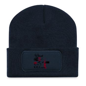 find what you love - Recycled Patch Beanie - french navy - Front