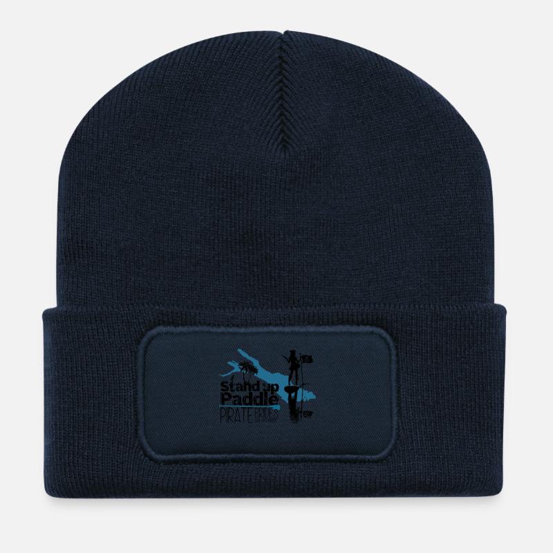 SUP Pirate Brides Bodensee - Beanie recyclé à patch - bleu marine