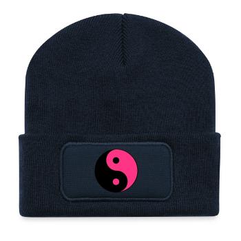 Yin ind Yang - Recycelte Patch Beanie - French Navy - Vorne