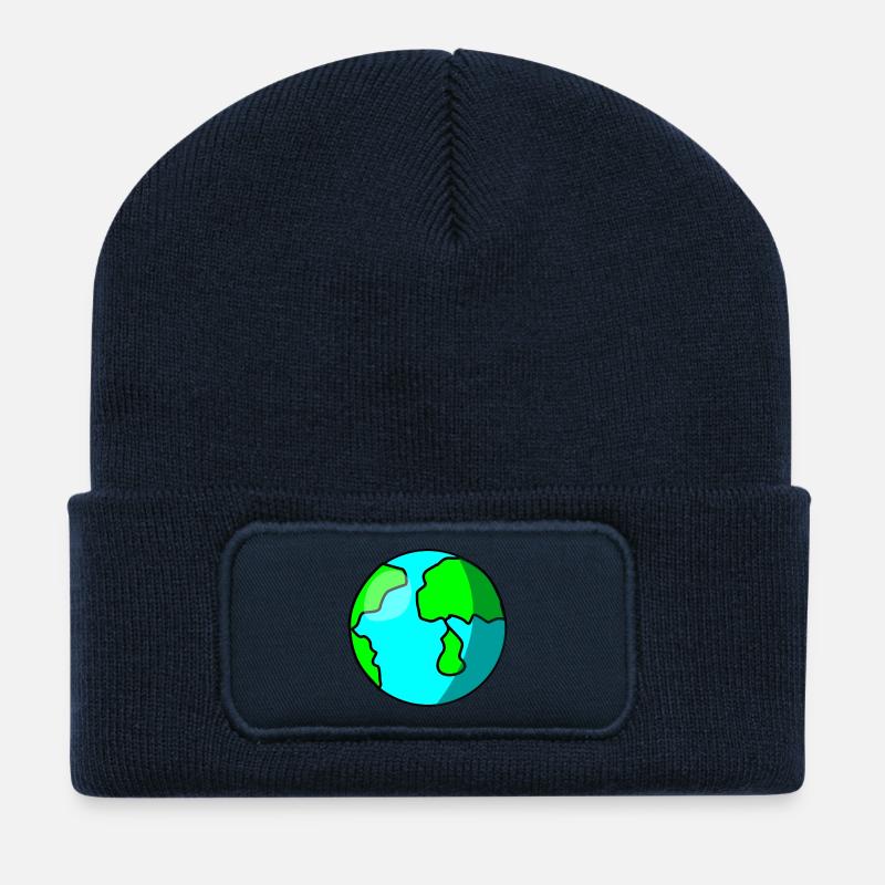 Welt - Recycelte Patch Beanie - French Navy