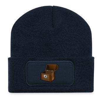 pirate ship boat pirat piratenschiff schiff skull3 - Recycelte Patch Beanie - French Navy - Vorne