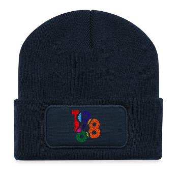 1968 - Recycelte Patch Beanie - French Navy - Vorne