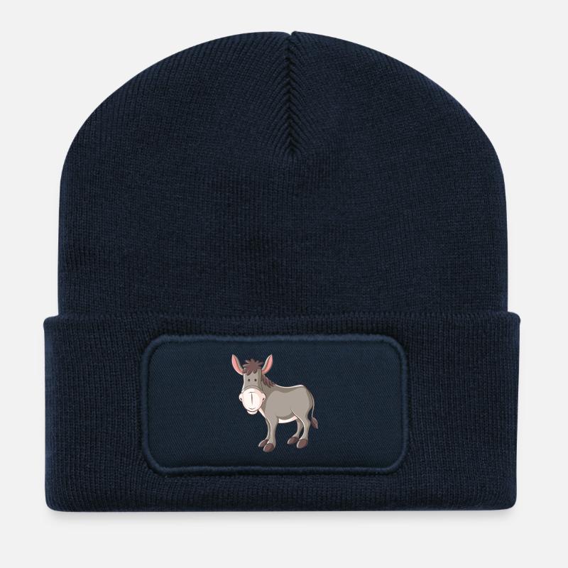 ass - Recycled Patch Beanie - french navy