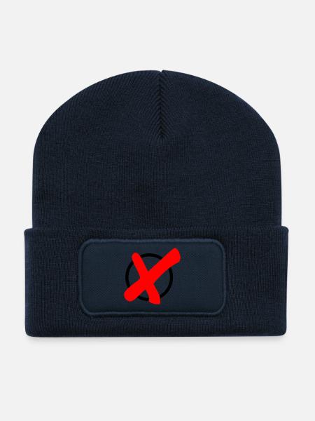 Kreuz Wahl - Recycelte Patch Beanie - French Navy